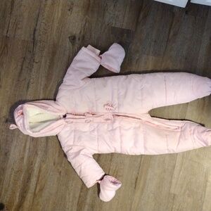 Children’s Place baby winter suit with mittens